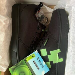 Heelys Minecraft Black and Neon Green Kids Sneakers